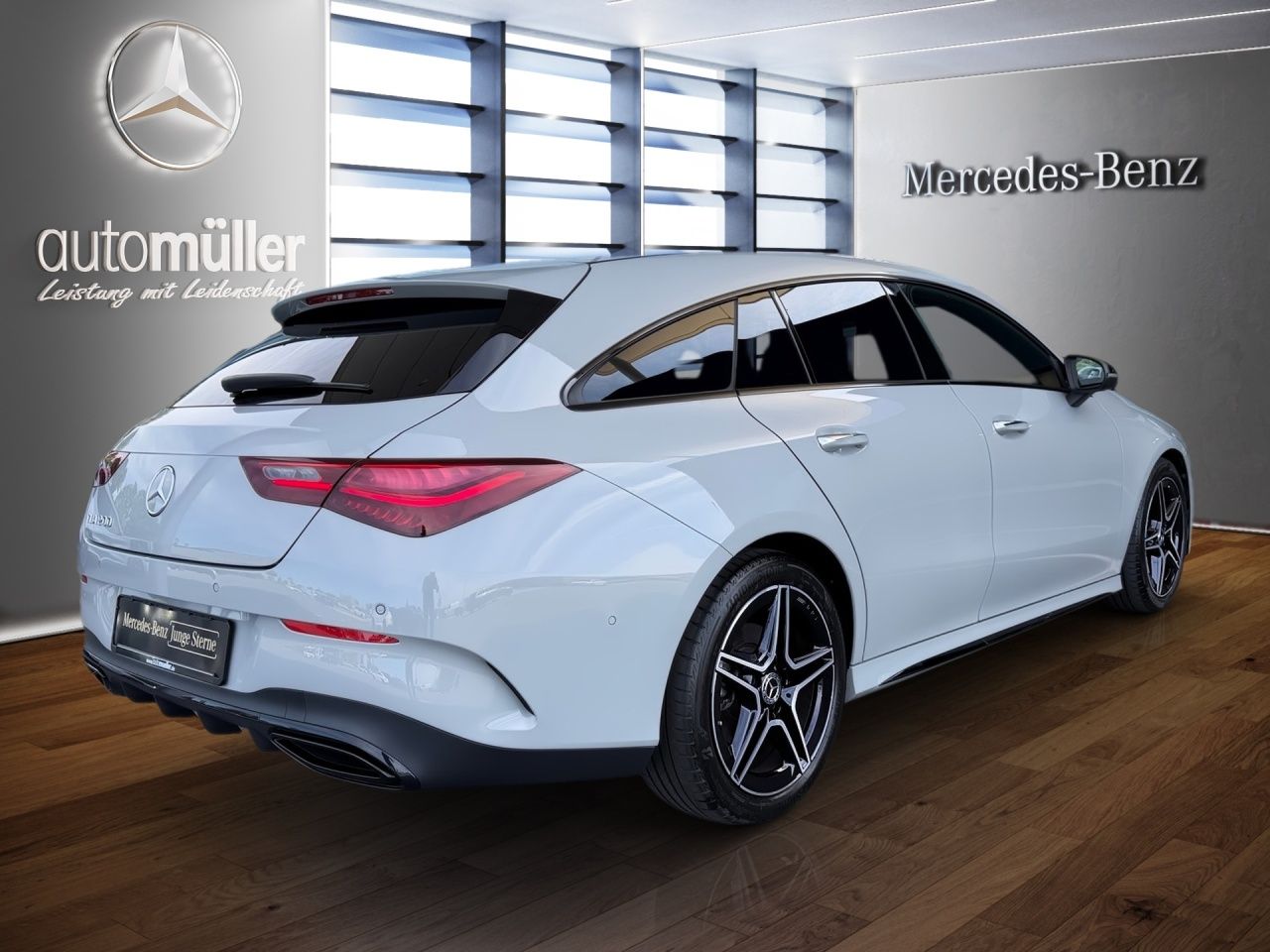 Fahrzeugabbildung Mercedes-Benz CLA 200 SB AMG+AHK+NIGH+MULTIB+360+DIST+KEYL+LHZ