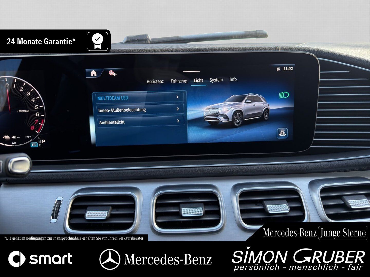 Fahrzeugabbildung Mercedes-Benz GLE 400 e 4M AMG Night Pano Airmatic Burm AHK