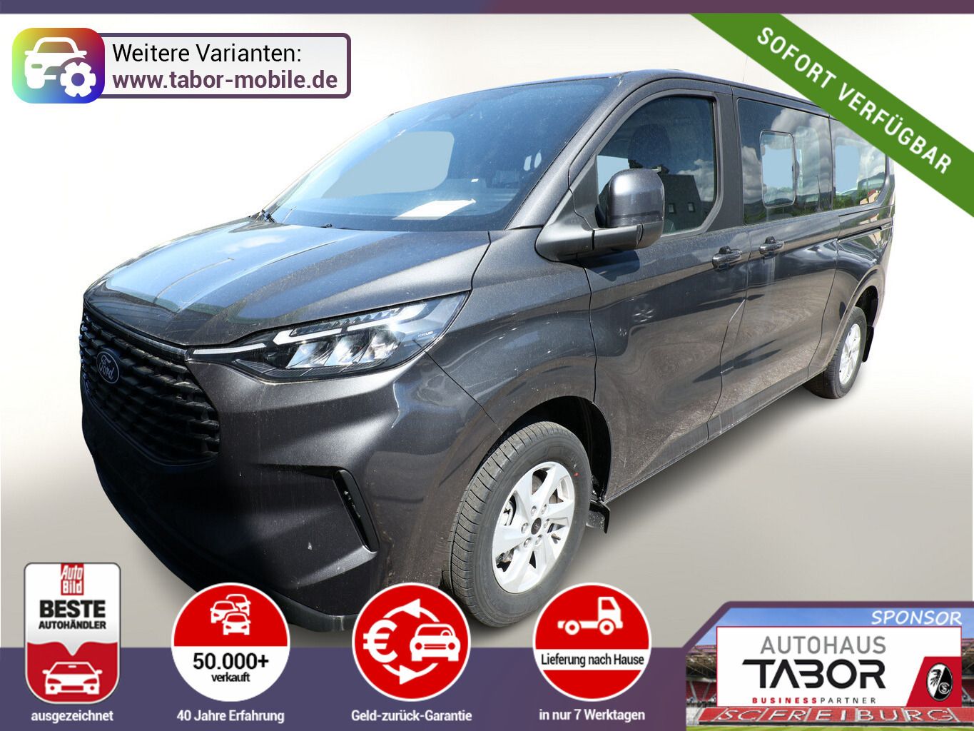 Ford Tourneo Custom Trend L2 ACC AHK Nav UVP-37%*