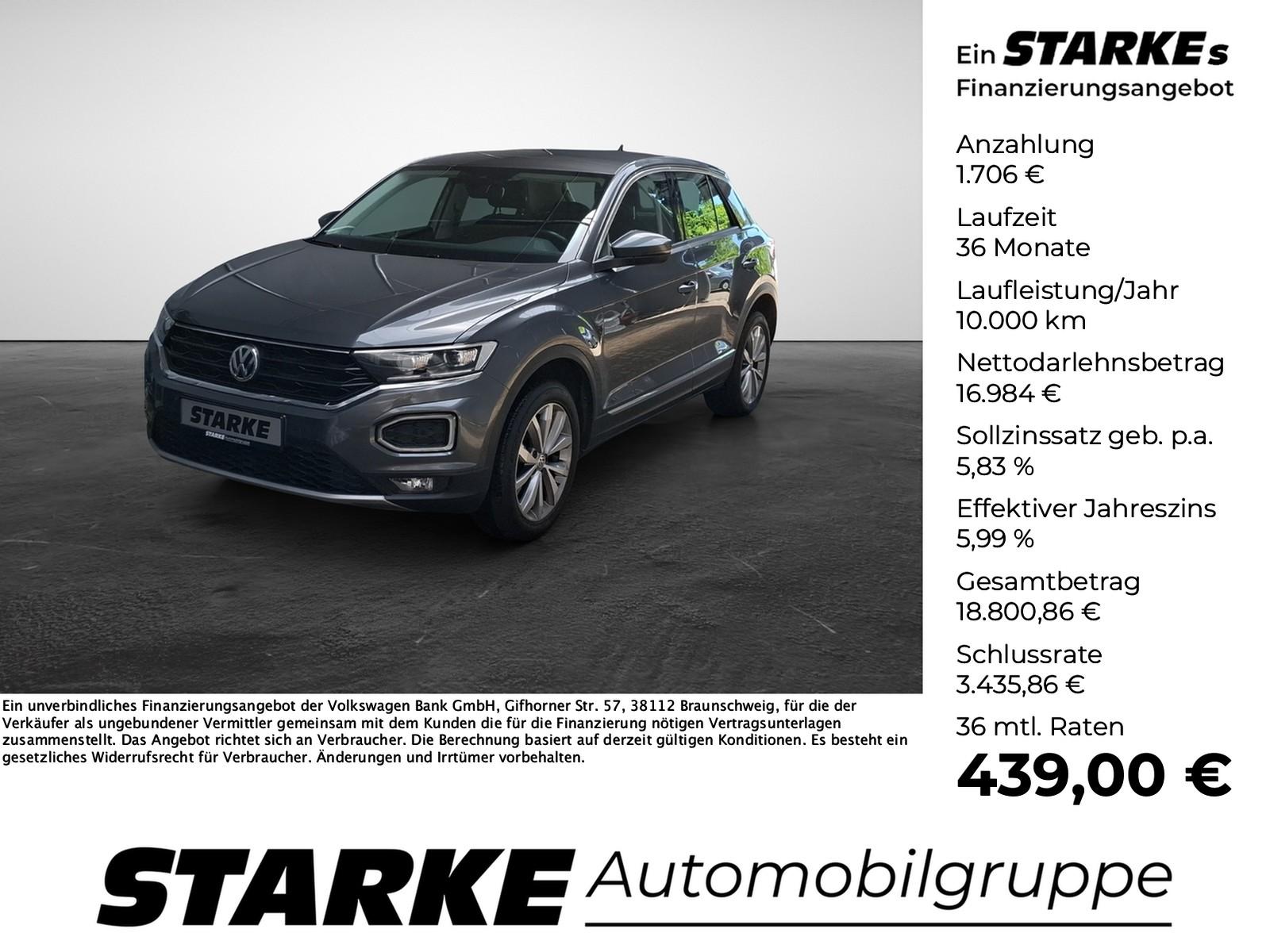 Volkswagen T-Roc 1.5 TSI DSG Style  AHK Navi LED Kamera PDC