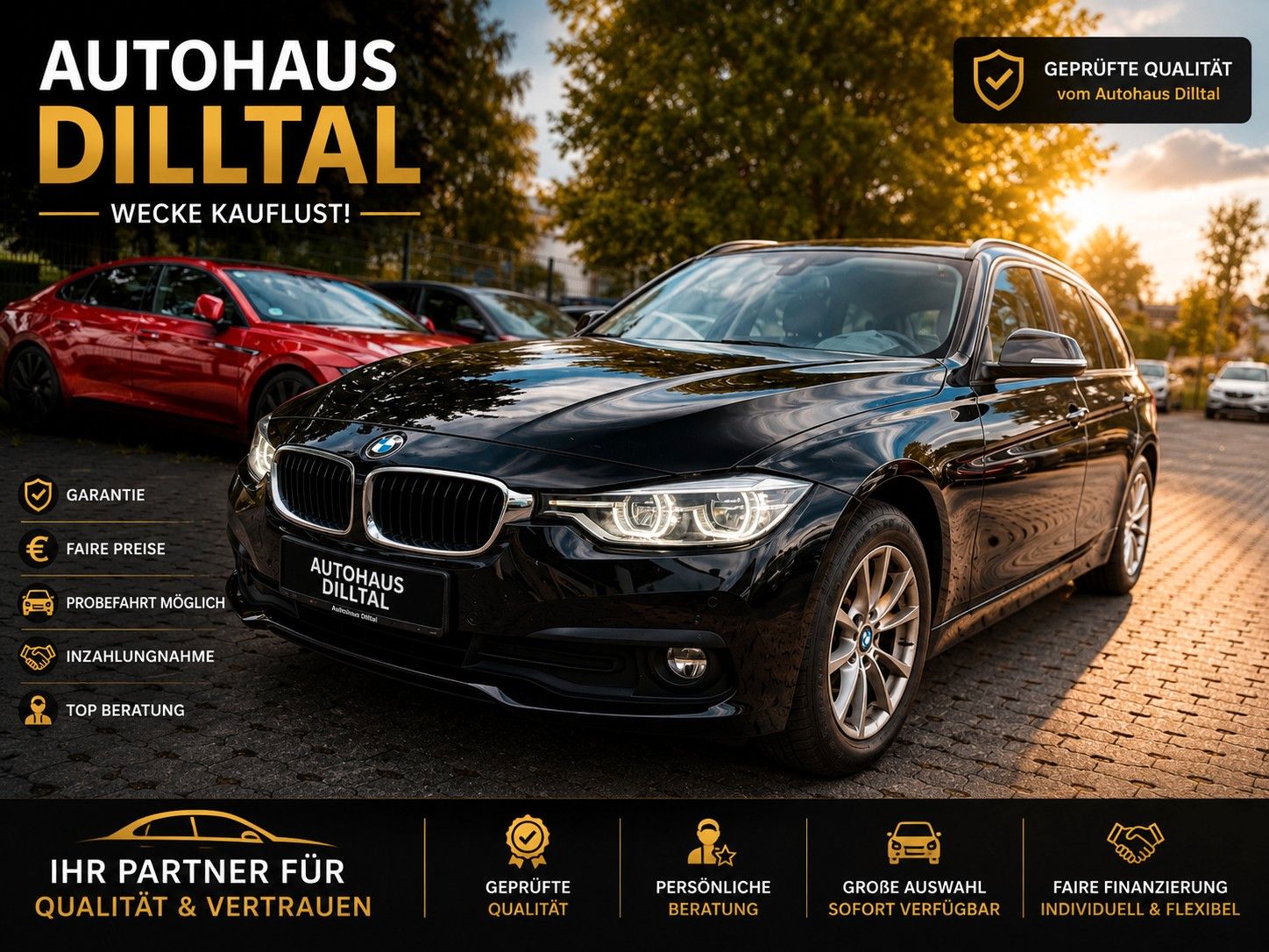 BMW 318 3 Touring 318 d Advantage, AHK, Service NEU