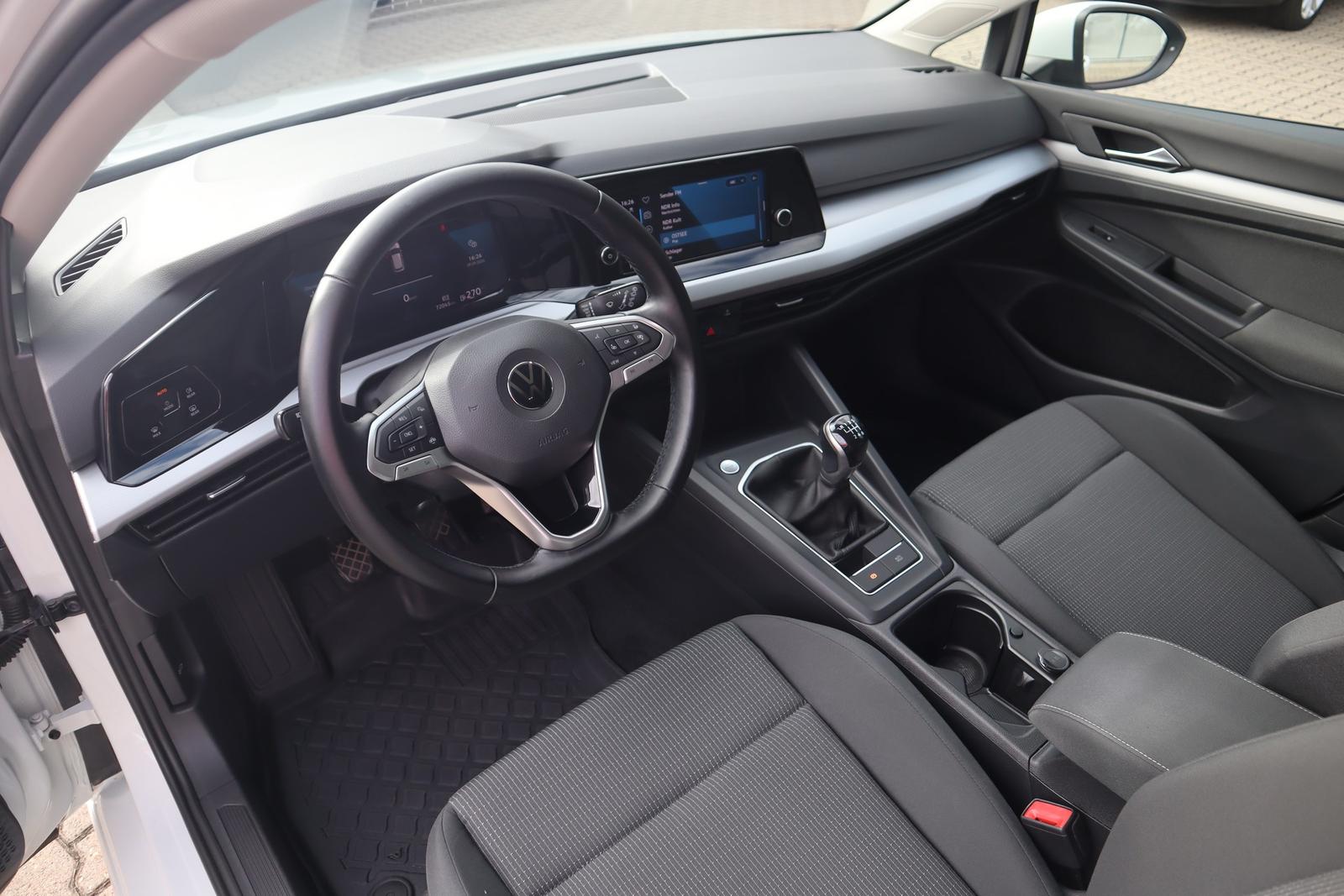 Volkswagen Golf VIII 1.0 Life LED App-Connect Spurhalte, миниатюра 10