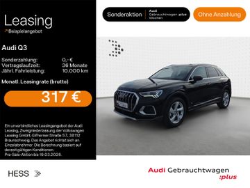 Audi Leasingangebot: Audi Q3 35 TFSI advanced*NAVI-PLUS*STHZG*LED*AHK*SHZ*