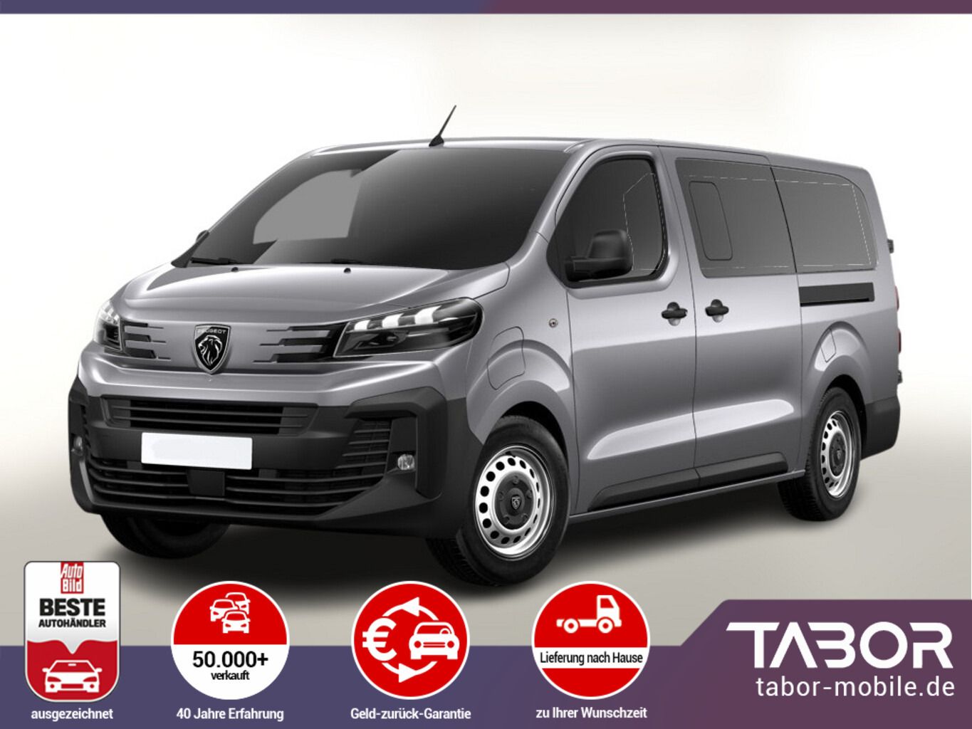 Peugeot Expert Kombi L3 180 EAT8 Nav Kam AHK LED 9-S HFT