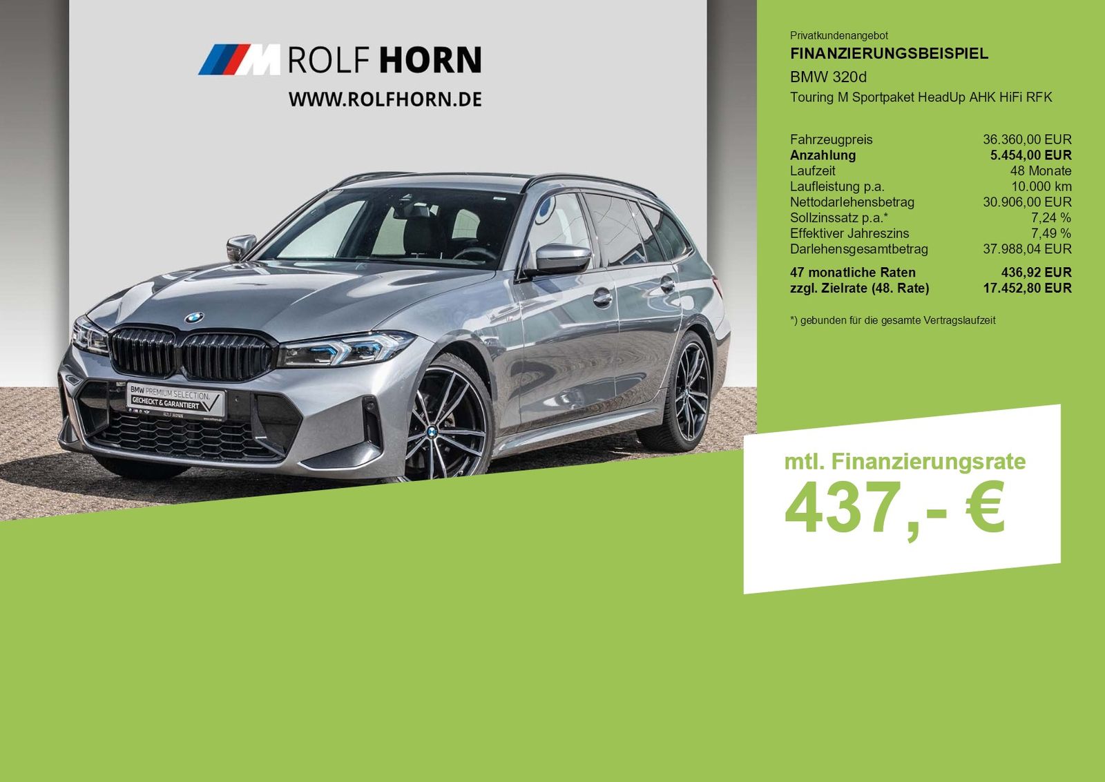 BMW 320d Touring M Sportpaket HeadUp AHK HiFi RFK foto 3