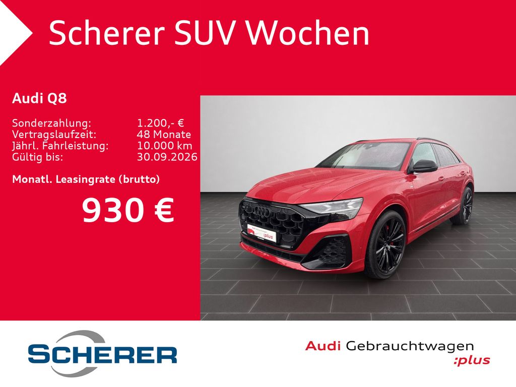 Audi Q8 55 TFSIe S line qua. MATRIX AHK 360° B&O