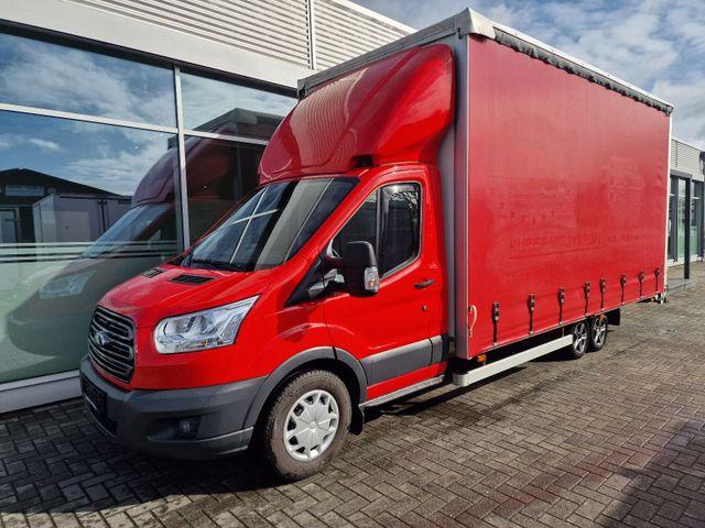 Ford Transit Autotransporter 3 Achser Schiebeplane