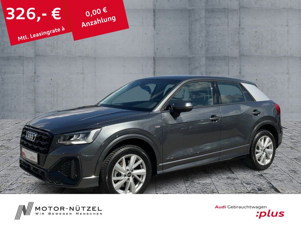 Audi Q2 35 TDI QU S-LINE LED+NAVI+ACC+LEDER+RFK+VC+18