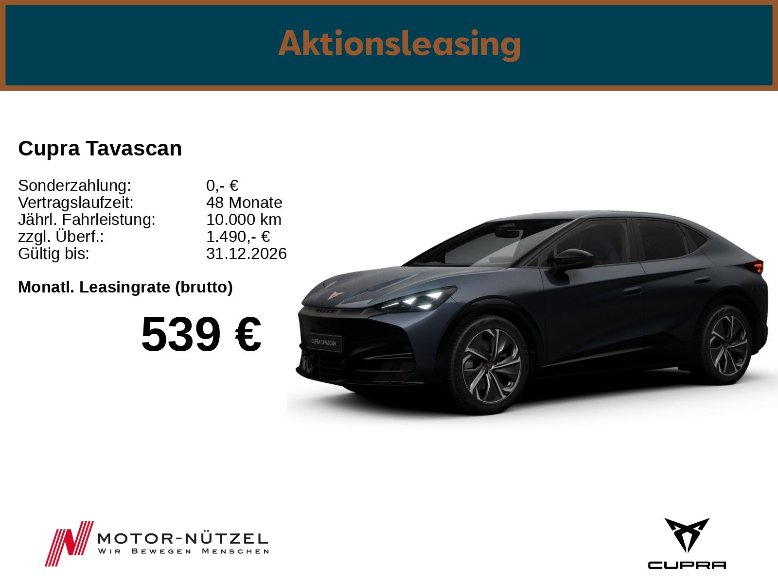Cupra Tavascan Endurance 77 kWh