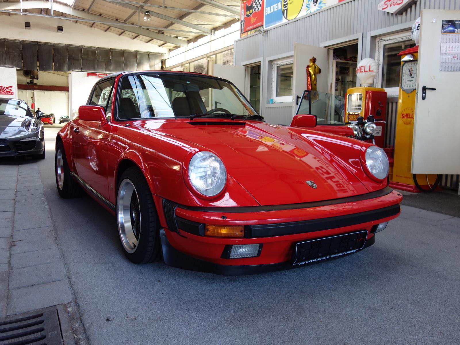 Porsche 911 3,2 Targa indischrot mit Garantie