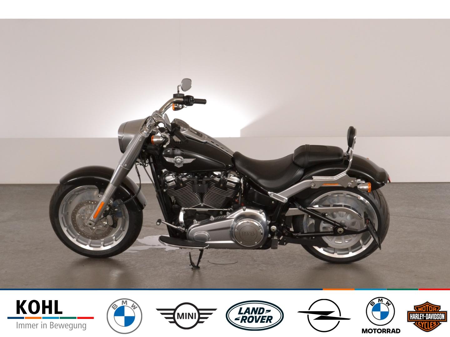Harley-Davidson Fat Boy FLFBS 114 seitliches Kennzeichen
