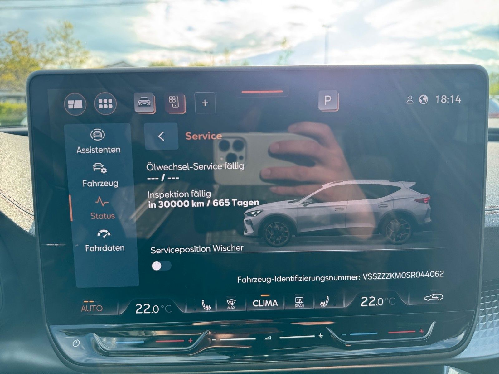 Fahrzeugabbildung CUPRA Formentor 1.5 eTSI 110 kW
