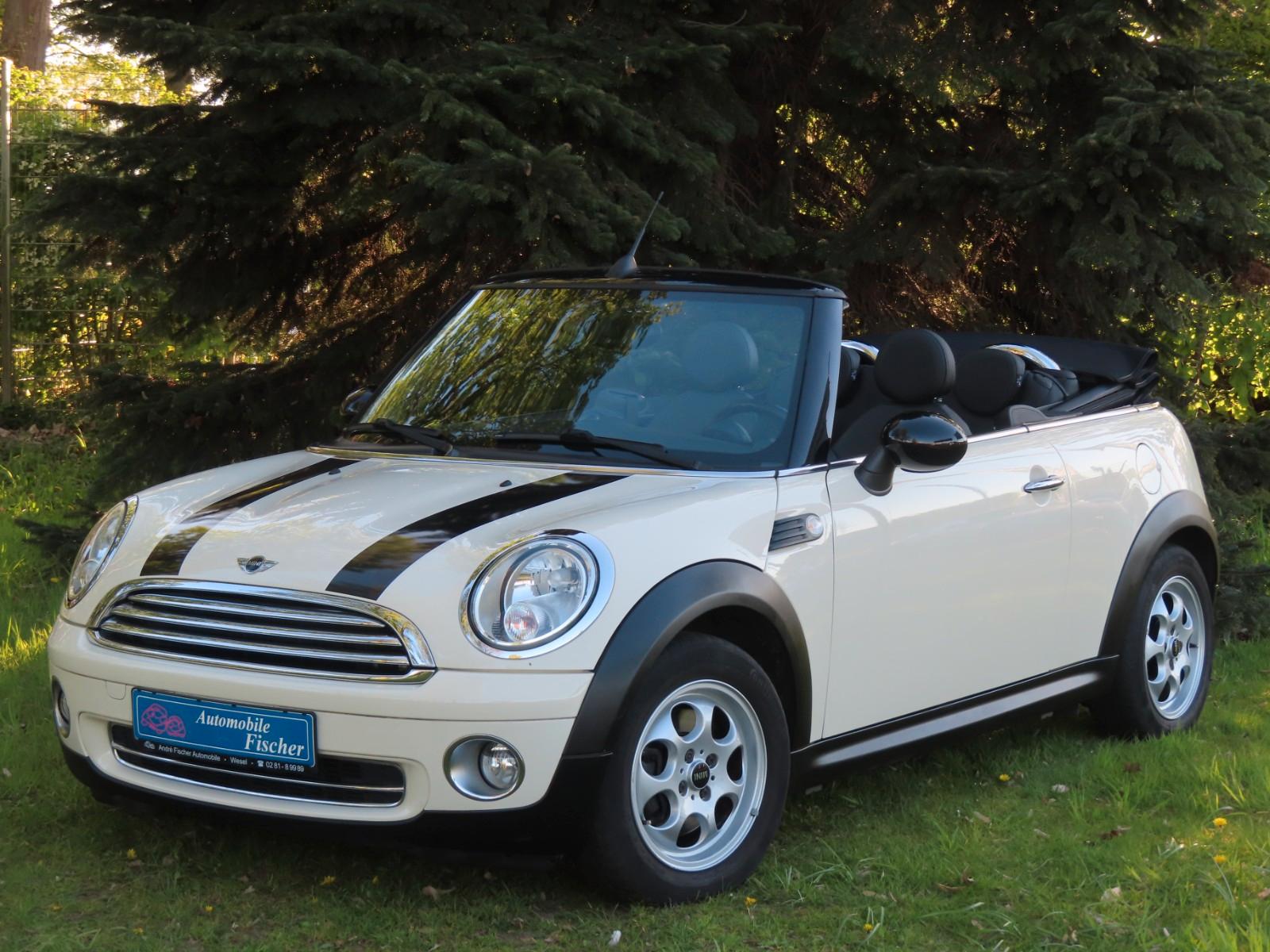 MINI Cooper Cabrio "Pepper White-Leder Schwarz"
