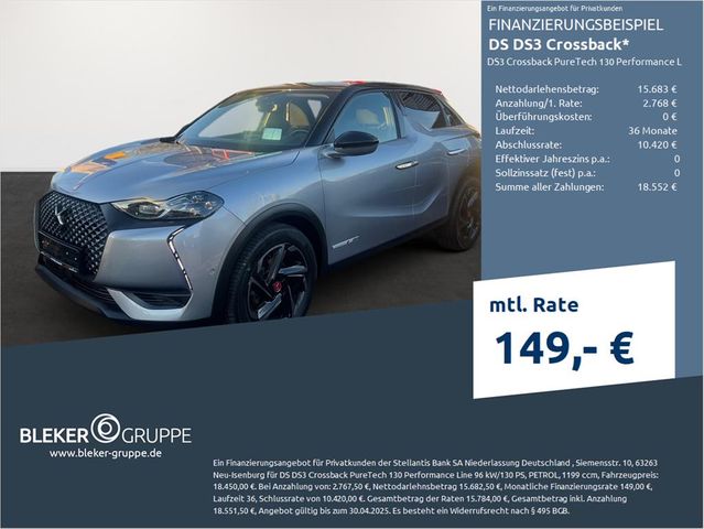 DS Automobiles DS3 Crossback PureTech 130 Performance Line