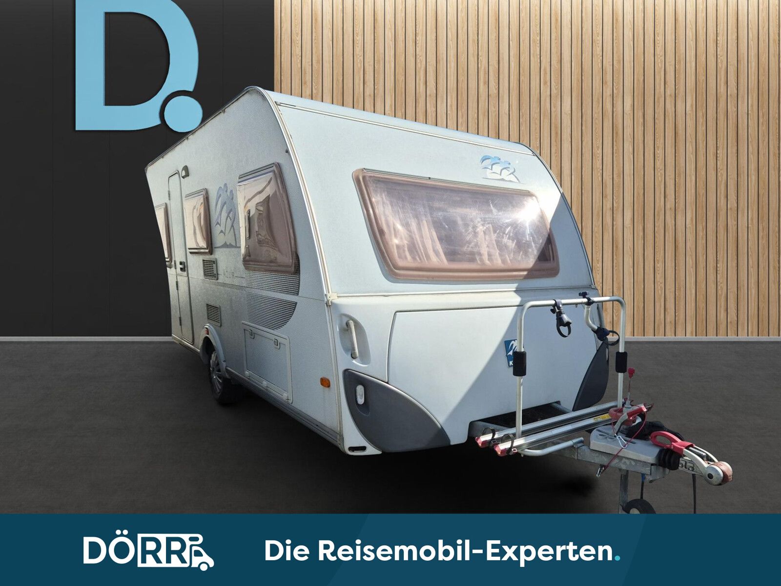 Fahrzeugabbildung Knaus Azur 550 Mover, Batterie, Einzelbetten, Fahrradt