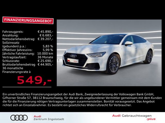 Audi A7 Sportback 50 TFSI e qu S line Pano HuD ACC