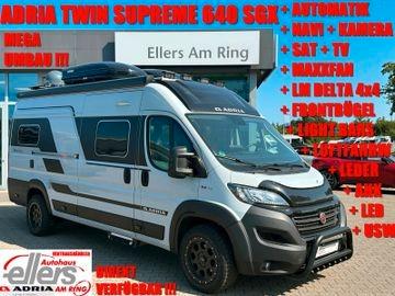 Adria TWIN SUPREME 640 SGX AUTOM NAVI LEDER SAT TV USW