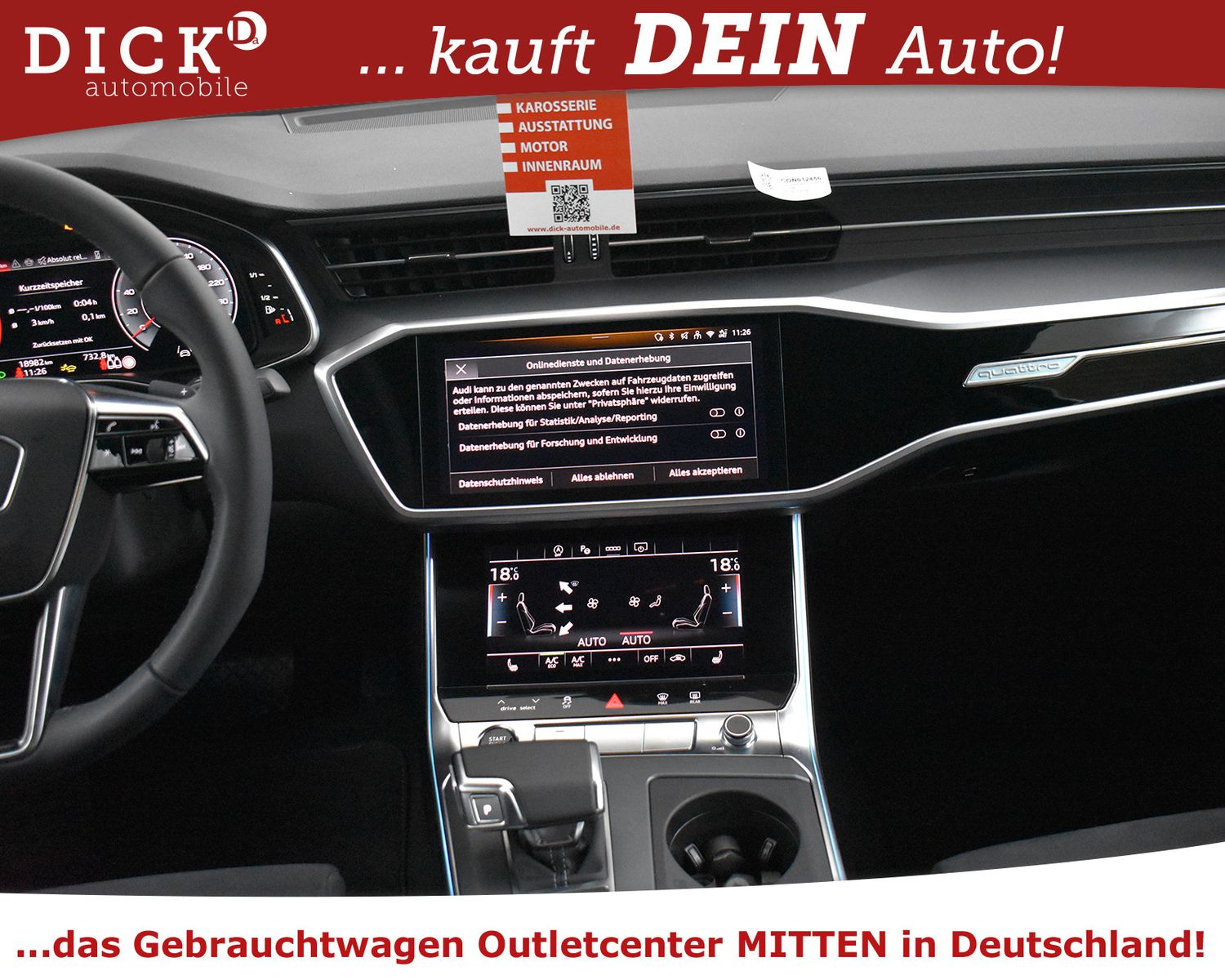 AUDI A6 45 TFSI Quatt S LINE+PANO+MEMO+VIRTU+KAM+VIRT - Image 14