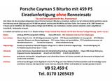 Porsche Cayman S Biturbo von T.T.P Rosenheim mit 459 PS  - Porsche Cayman: R