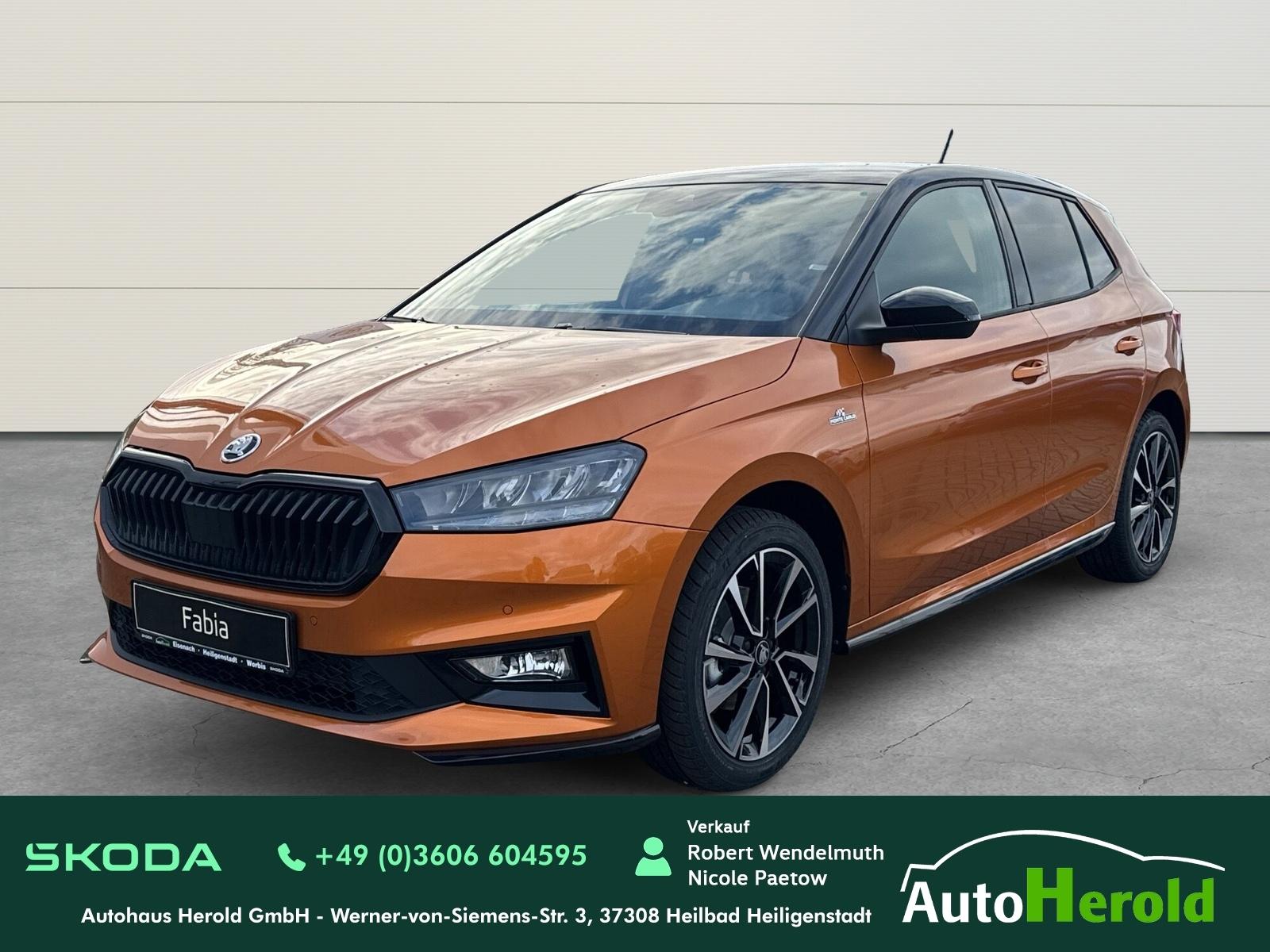 Skoda Fabia Monte Carlo 1.0 TSI DSG pACC Kamera