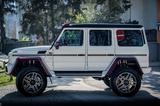Mercedes-Benz G 500 4x4² V8 Biturbo Top Zustand  - weiße Mercedes-Benz G 500