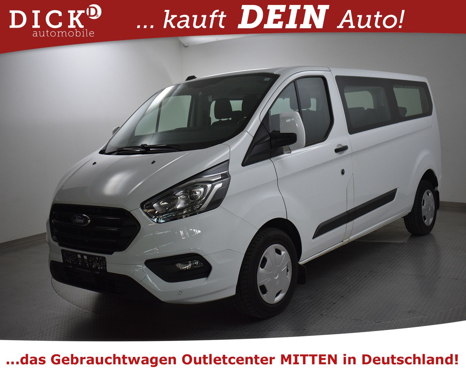 Fahrzeugabbildung Ford Tourneo Cust 2.0d Lang >9-SIT+KLIMA+PDC+TEMP+MFL