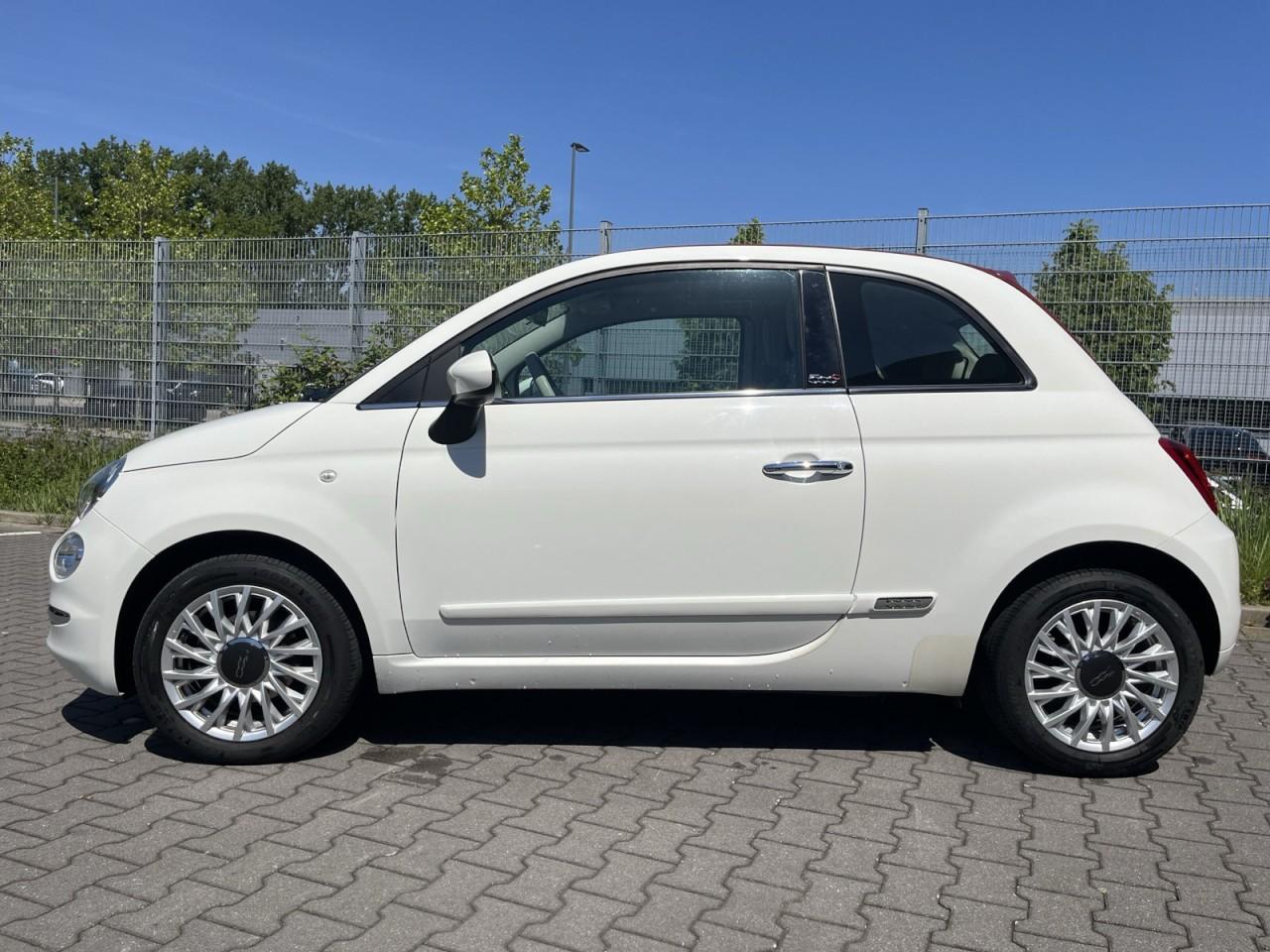 Fiat 500C 1,2l 69PS *Sensoren / rotes Verdeck*
