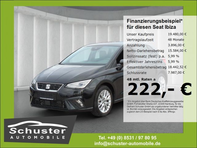 Seat Ibiza FR 1.0TSI*LED ACC R-Kam digCockp Navi SHZ