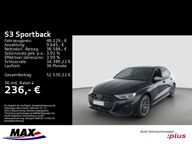 S3 Sportback TFSI MATRIX LED+PANO+360°+HUD+VCP+