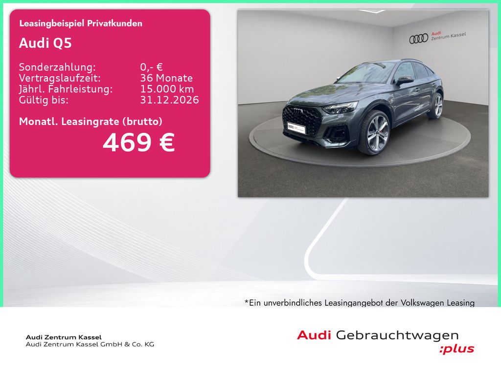 Q5 SB 40 TFSI qu S line Matrix AHK StandHZG 360°