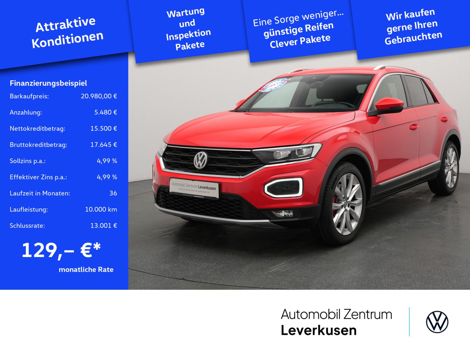 Volkswagen T-Roc Sport 4MOTION DSG AHK NAVI VIRT ACC LED