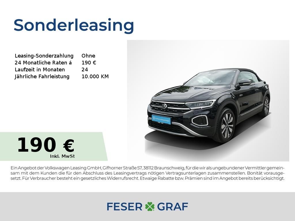Volkswagen T-Roc Cabrio 1.0 TSI Goal ACC Navi RüKa Sitzh.