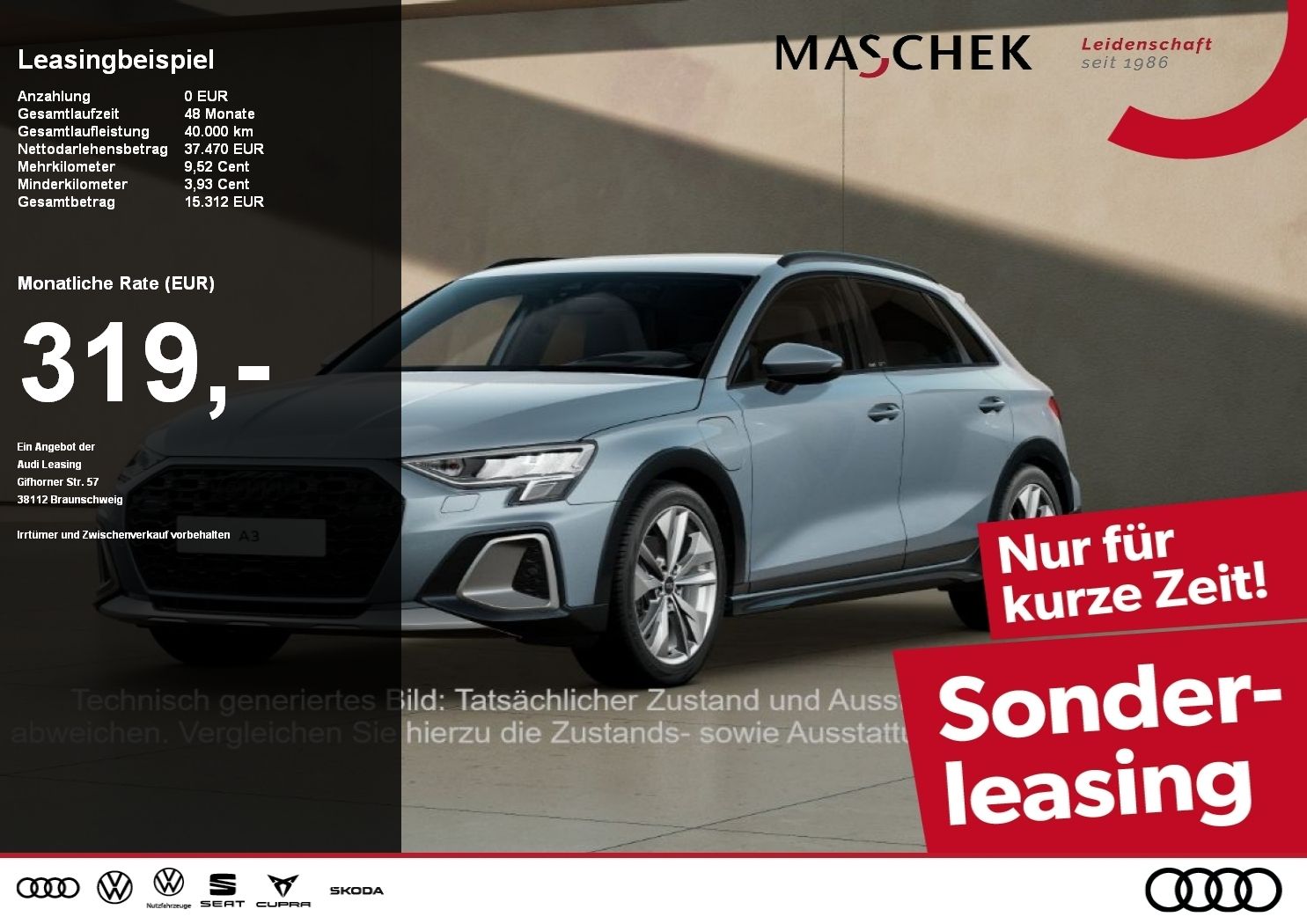 Audi A3 allstreet 40 TFSI e AHK HUD LM18 Sportsitz R-