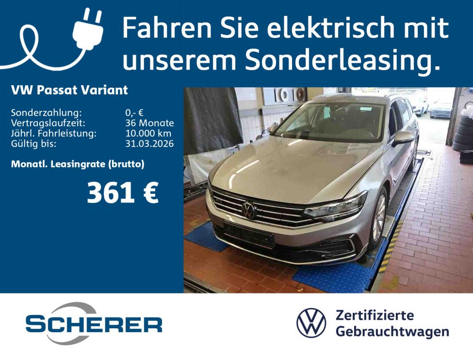 Volkswagen Passat Variant 1.4 eHybrid GTE NAVI AHK Standhei