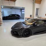 Corvette C8 Cabrio Stingray 3LT Z51  Widebody Carbon Voll - schwarze Corvette C8