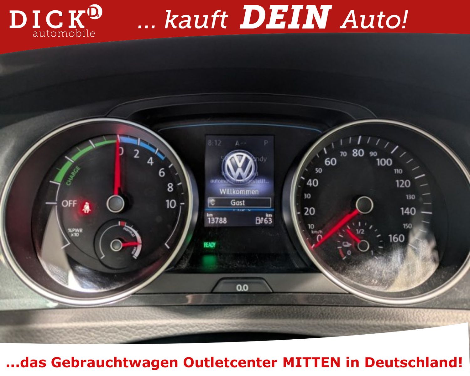 Fahrzeugabbildung Volkswagen Golf VII e Hyb LED/ACC/NAVI+/WÄRMEPUMPE/SHZ/8FA