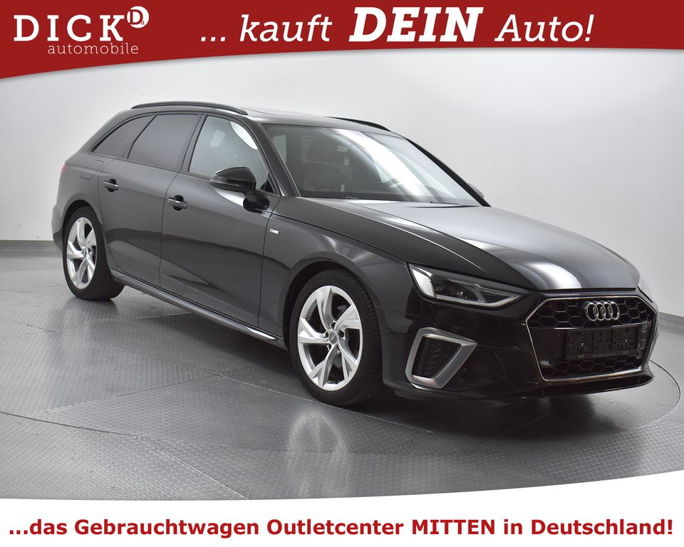 Audi A4 Av 35d S-Tr 2X S LINE+PANO+VIRTU+LEDER NAPPA+