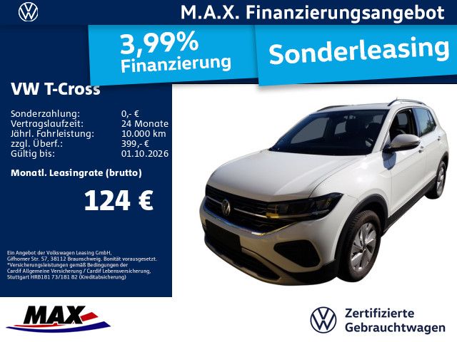 Volkswagen T-Cross 1.0 TSI LIFE LED+KAMERA+ACC+DCP+PDC+NAVI