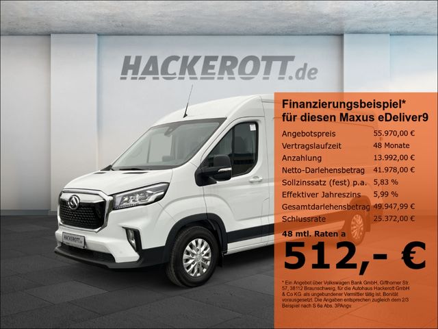 Maxus eDeliver9 72 kWh L3H2 Kasten Lang Plus-Paket Kli