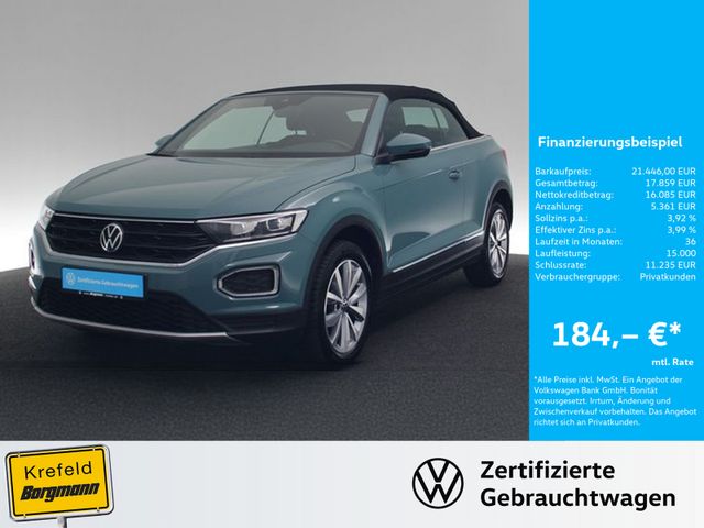 Volkswagen T-Roc Cabriolet 1.0 TSI Style AHK LED STANDHZ