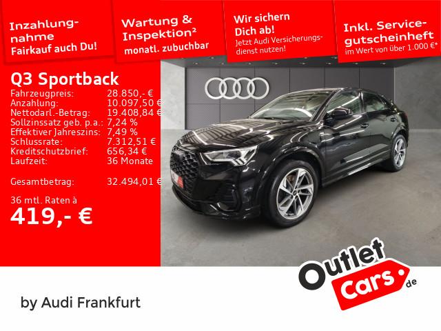 Audi Q3 Sportback 45 TFSI e S tronic S line LED ACC V