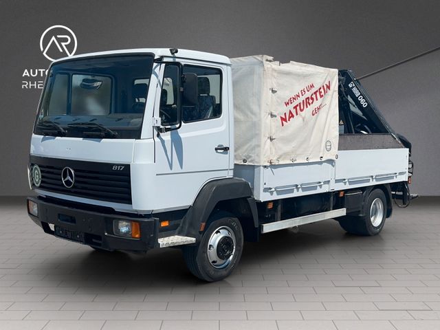 Mercedes-Benz 817 D *Pritsche + Kran HIAB / 060 /  6 Zylinder