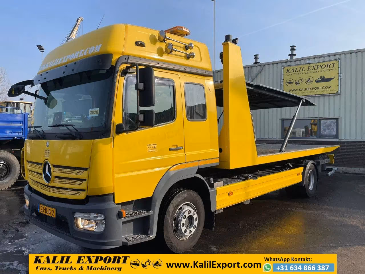 Mercedes-Benz Atego 1530 Recovery Truck Euro6 GRS 6TX2 3 Cars