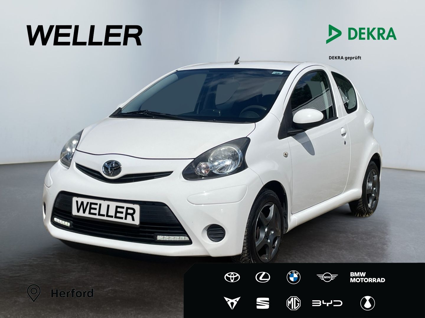 Toyota Aygo (X) 2013, 1.0 benzīns, Manuāls, Hečbeks, Balts — Latvijā