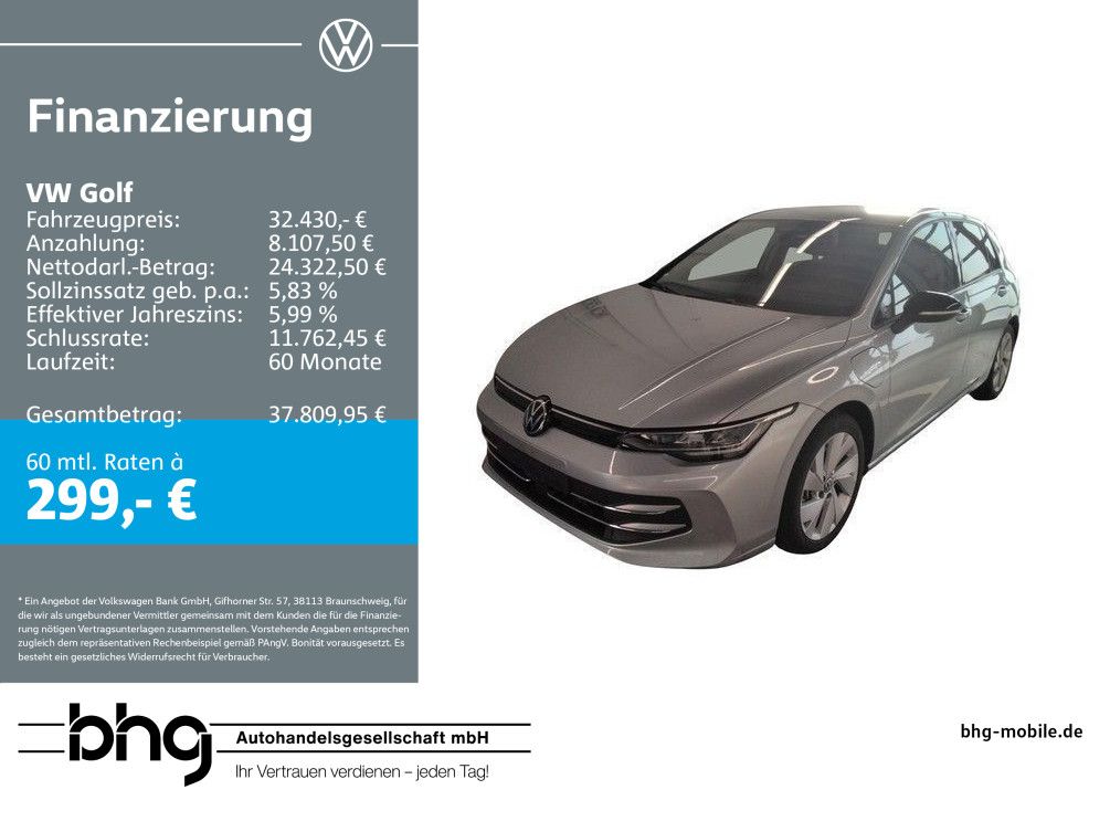 Volkswagen Golf 1.5 eHybrid DSG ENERGY