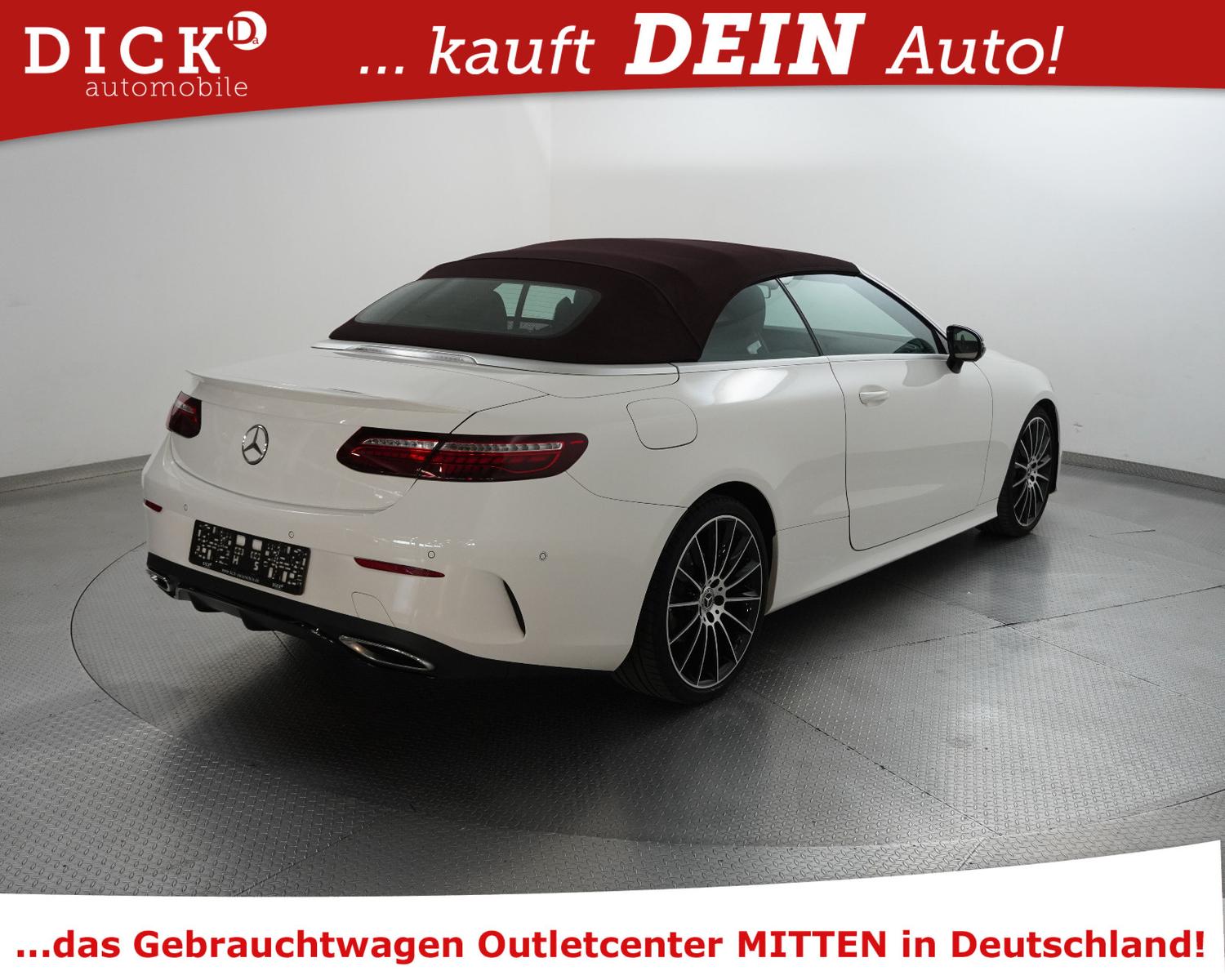 Mercedes-Benz E220d Cabrio 2X AMG NIGHT+WIDESC+STNDHZ+BURM+20"
