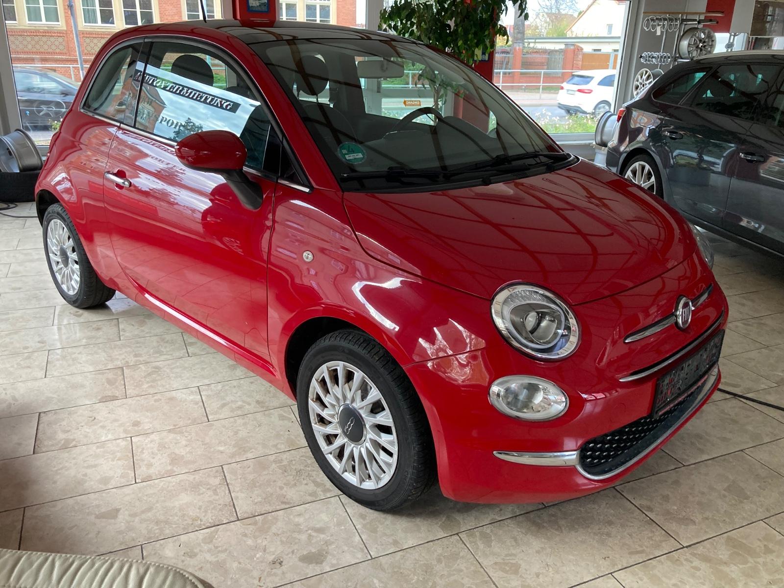 Fiat 500 Lounge-1.2.-Alu-Felgen-1.HD.-Klima-TÜV-NEU-