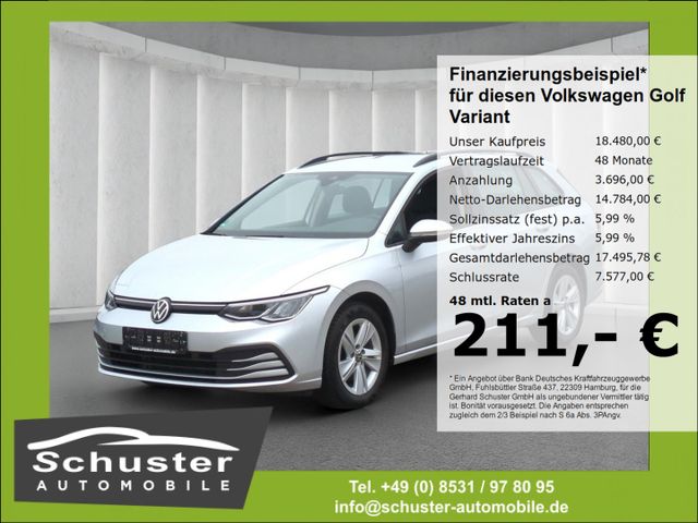 Volkswagen Golf Variant 1.0TSI Life LED ACC Klimaaut SHZ PD