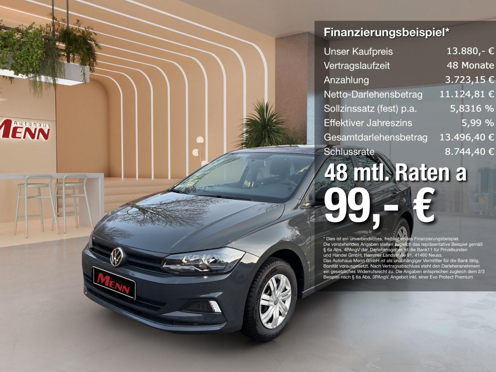Volkswagen Polo 1.0 Trendline Tempomat Bluetooth DAB