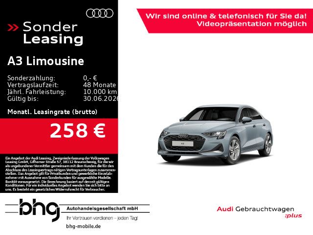 Audi A3 Limousine 35 TFSI advanced LED Keyless APS